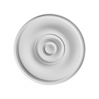 R 4016 (U) Розетка потолочная гладкая из полиуретана Fabello Decor