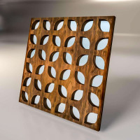 Зеркальная 3D панель Portal