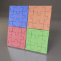 Пенополиуретановая 3D Панель Puzzle
