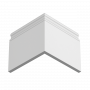 Плинтус напольный из ЛДФ Ultrawood арт. Base 0005 i (2000 x 219 x 15 мм.)
