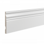 Плинтус напольный из массива дерева Ultrawood арт. Base 5074 W (2440 x 184 x 15 мм.)