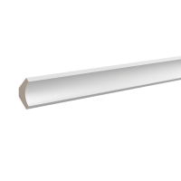 Карниз из массива дерева Ultrawood арт. CR 0012 W (2000 х 45 х 45 мм) - Плинтус потолочный