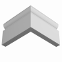 Плинтус напольный из ЛДФ Ultrawood арт. Base 0018 (2000 x 98 x 16 мм.)