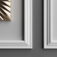 Молдинг из ЛДФ Ultrawood  U 0020 (2440 х 20 х 10)