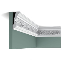 C201 Карниз Orac Decor из полиуретана - Плинтус потолочный с рисунком