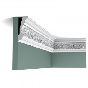 C201 Карниз Orac Decor из полиуретана - Плинтус потолочный с рисунком