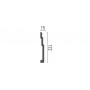 Fabello Decor CR 3249 (2,00 м) (U) Плинтус напольный гладкий