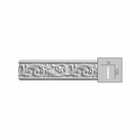 CR 646 (2,00 м) (U) Молдинг с орнаментом из полиуретана Fabello Decor - Декоративный молдинг