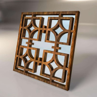 Зеркальная 3D панель Window