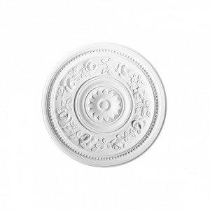 R61 Розетка потолочная с рисунком Orac Decor из полиуретана - Орнаментальная розетка