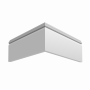 Плинтус напольный из ЛДФ Ultrawood Base 5501 2.44 (2440 x 100 x 12 мм.)