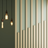Молдинг из ЛДФ Ultrawood E2E 3012 2.44 (2440x30x12 мм.)