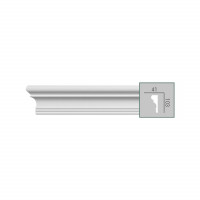 CR 512 (2,00 м) (U) Молдинг с гладким профилем из полиуретана Fabello Decor - Декоративный молдинг
