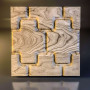 Деревянная 3D панель Brick