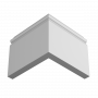Плинтус напольный из ЛДФ Ultrawood арт. Base 5500 (2000 x 138 x 18 мм.)