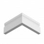 Плинтус напольный из ЛДФ Ultrawood  Base 0010 (2440 x 127 x 25 мм.)