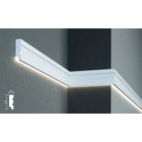 MC 304 LED Молдинг с гладким профилем