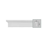 P 891 (2,00 м) (U) Шторный карниз из полиуретана Fabello Decor - Плинтус потолочный