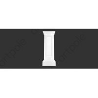 Постамент из гипса Artpole SPLR1-5 (Половина)