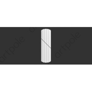Декоративный ствол полуколонны из гипса Artpole SKL6-1