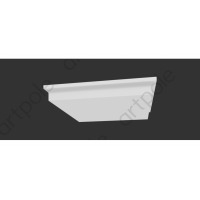 Декоративный элемент капители полуколонны из гипса Artpole SKL4-2