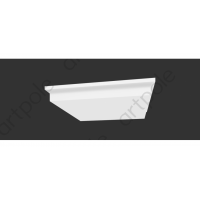 Декоративный элемент капители полуколонны из гипса Artpole SKL8-2