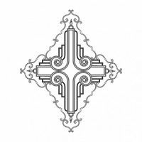 Розетка RODECOR 87507cn потолочная из полимерного гипса - Готовое решение Rodecor из элементов