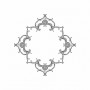 Розетка RODECOR 87014rc потолочная из полимерного гипса - Готовое решение Rodecor из элементов