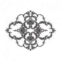 Розетка RODECOR 87025rc потолочная из полимерного гипса - Готовое решение Rodecor из элементов