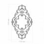 Розетка RODECOR 87111br потолочная из полимерного гипса - Готовое решение Rodecor из элементов