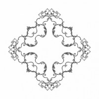 Розетка RODECOR 87504cn потолочная из полимерного гипса - Готовое решение Rodecor из элементов