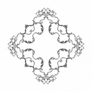 Розетка RODECOR 87504cn потолочная из полимерного гипса - Готовое решение Rodecor из элементов