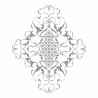 Розетка RODECOR 87518cn потолочная из полимерного гипса - Готовое решение Rodecor из элементов