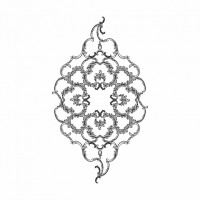 Розетка RODECOR 87001rc потолочная из полимерного гипса - Готовое решение Rodecor из элементов