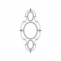 Розетка RODECOR 87113br потолочная из полимерного гипса - Готовое решение Rodecor из элементов