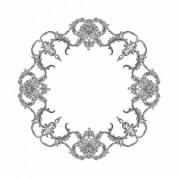 Розетка RODECOR 87019rc потолочная из полимерного гипса - Готовое решение Rodecor из элементов