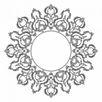 Розетка RODECOR 87007rc потолочная из полимерного гипса - Готовое решение Rodecor из элементов