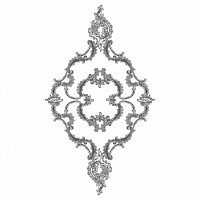 Розетка RODECOR 87002rc потолочная из полимерного гипса - Готовое решение Rodecor из элементов