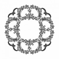Розетка RODECOR 87009rc потолочная из полимерного гипса - Готовое решение Rodecor из элементов