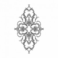 Розетка RODECOR 87006rc потолочная из полимерного гипса - Готовое решение Rodecor из элементов