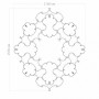 Розетка RODECOR 87102br потолочная из полимерного гипса - Готовое решение Rodecor из элементов