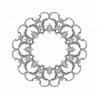 Розетка RODECOR 87017rc потолочная из полимерного гипса - Готовое решение Rodecor из элементов