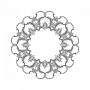 Розетка RODECOR 87017rc потолочная из полимерного гипса - Готовое решение Rodecor из элементов