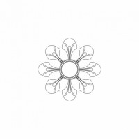 Розетка RODECOR 87403ar потолочная из полимерного гипса - Готовое решение Rodecor из элементов