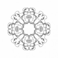 Розетка RODECOR 87103br потолочная из полимерного гипса - Готовое решение Rodecor из элементов