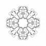 Розетка RODECOR 87103br потолочная из полимерного гипса - Готовое решение Rodecor из элементов
