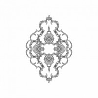 Розетка RODECOR 87023rc потолочная из полимерного гипса - Готовое решение Rodecor из элементов