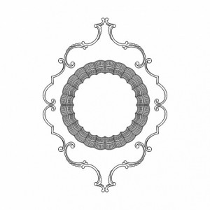 Розетка RODECOR 87514cn потолочная из полимерного гипса - Готовое решение Rodecor из элементов