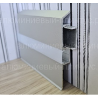 Плинтус светодиодный из алюминия BIL 70 K