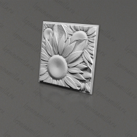 3D декоративные стеновые гипсовые панели Artpole - Sunflower